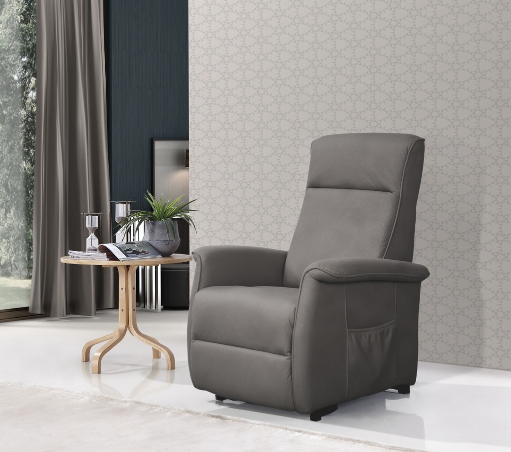 Bari relaxfauteuil met sta-op functie - Marble Grey