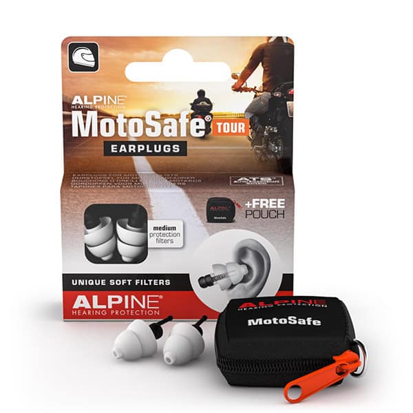 Alpine Motosafe Tour - Motor Oordoppen SNR 17 dB - 1 paar