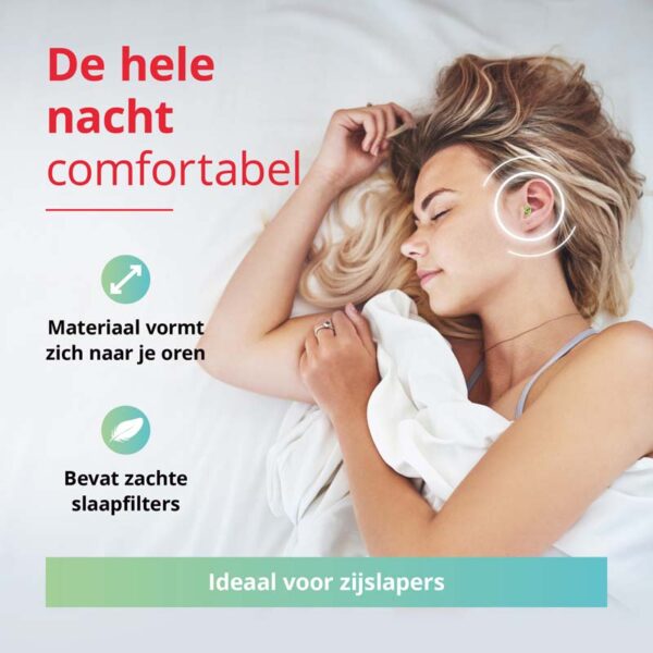 Alpine SleepSoft - Slaap Oordoppen SNR 25 dB - 1 paar