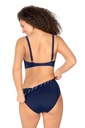 Zwemslip Hoge Taille Timeless Chic - Donkerblauw