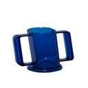 Handycup met deksel blauw