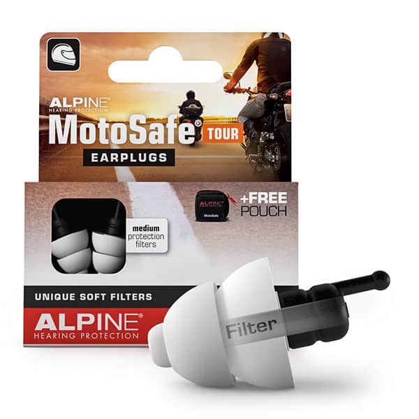 Alpine Motosafe Tour - Motor Oordoppen SNR 17 dB - 1 paar