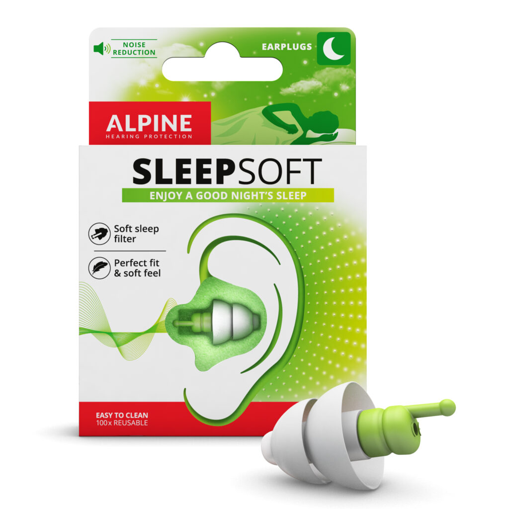 Alpine SleepSoft - Slaap Oordoppen SNR 25 dB - 1 paar
