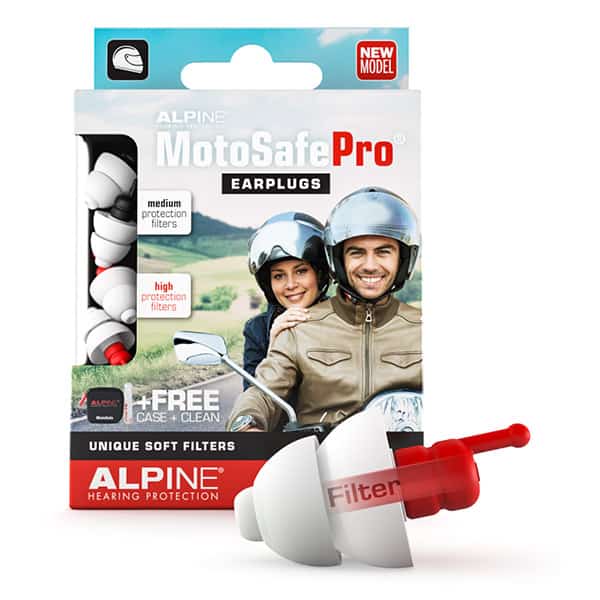 Alpine MotoSafe Pro - Motor Oordoppen 17/20 dB - 1 paar SNR