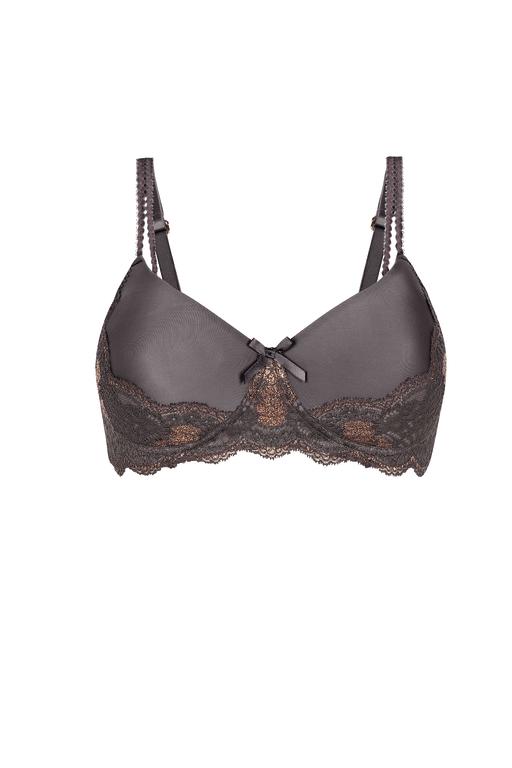 Florence Soutien-gorge préformé sans armature - Or/ Marron