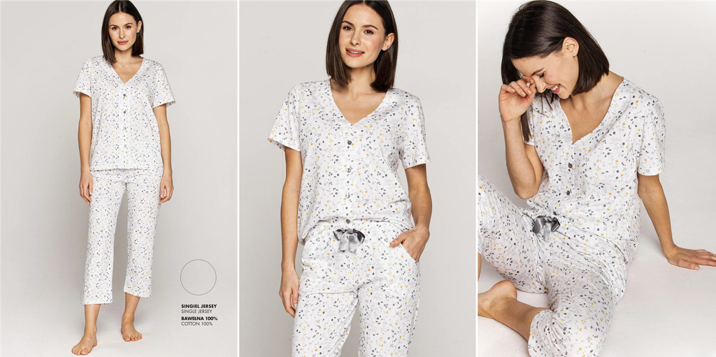 Pyjama Imprime Fleur