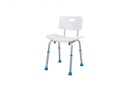Contour tabouret de douche - avec dossier