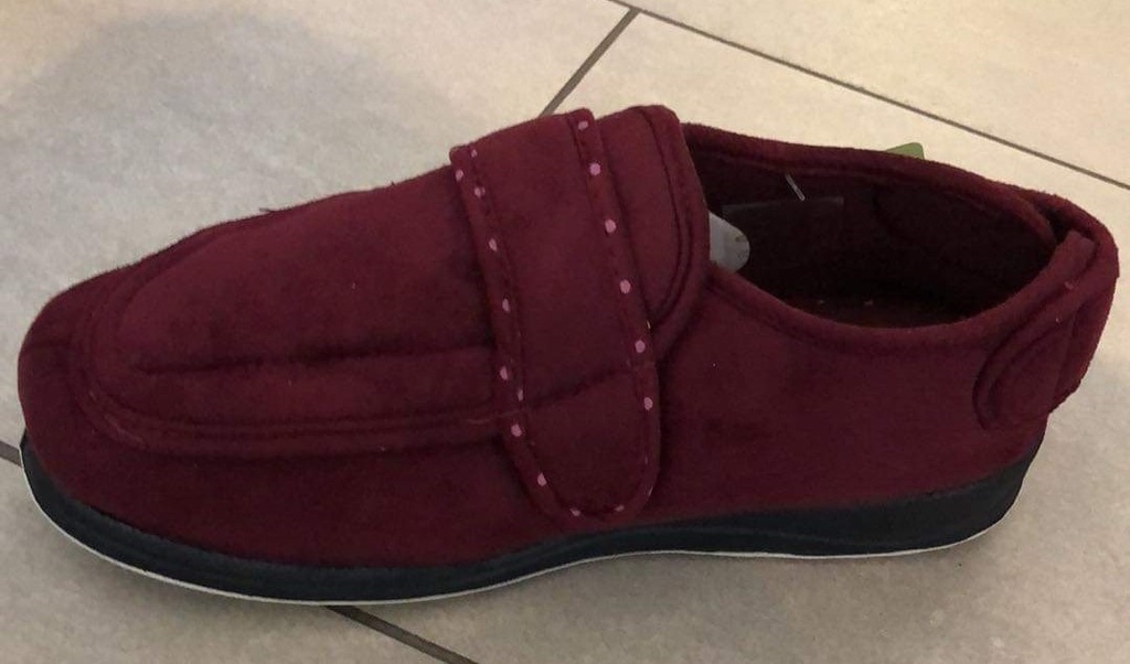 Padders Pantoffel Enfold - Burgundy