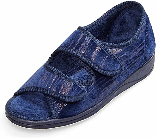 Padders Pantoffel Lydia - Navy Feature