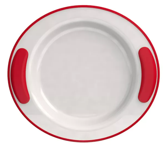 Assiette isolante Ornamin Thermo 201 Ø 25,5 cm - 4,2 cm de haut - vert foncé