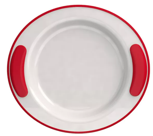 Isolerend bord Ornamin - Thermo - 25,5cm - 4,2cm hoog - rood