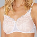 Karolina Soutien-gorge rembourré sans armatures Blanc/Sable