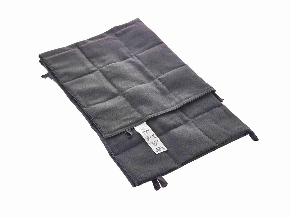 Care’Cuddle Simply knie- of schouderdeken 60x80cm waterafstotend polyester wit
