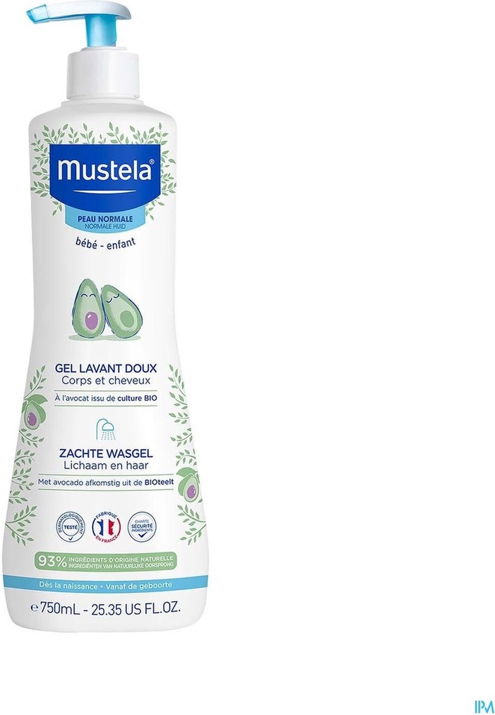 Mustella Wasgel 750ml