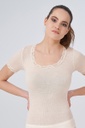 Fraly maillot de corps à manches courtes