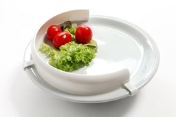 [ADV AD024423] Rebord d'assiette blanc