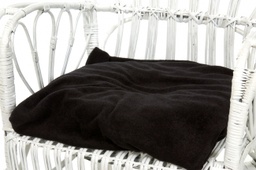 [AB2 SP44266] Designer coussin anneau - housse éponge noir