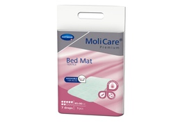 [155010] MoliCare Premium Bed Mat 7 druppels 85x90cm Textiel