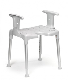 [AB2 ALM81701420] Swift tabouret de douche avec accoudoirs - gris