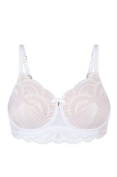 Karolina soutien-gorge à armatures - Blanc/ Nu Clair