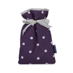 [AB2 PR15159] Bouillottes eau chaude - à pois violets - mini