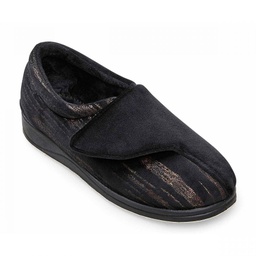 Padders Pantoffel Hug - Black Feature