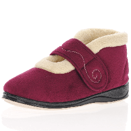 Padders Pantoffel Hush - Burgundy Combi